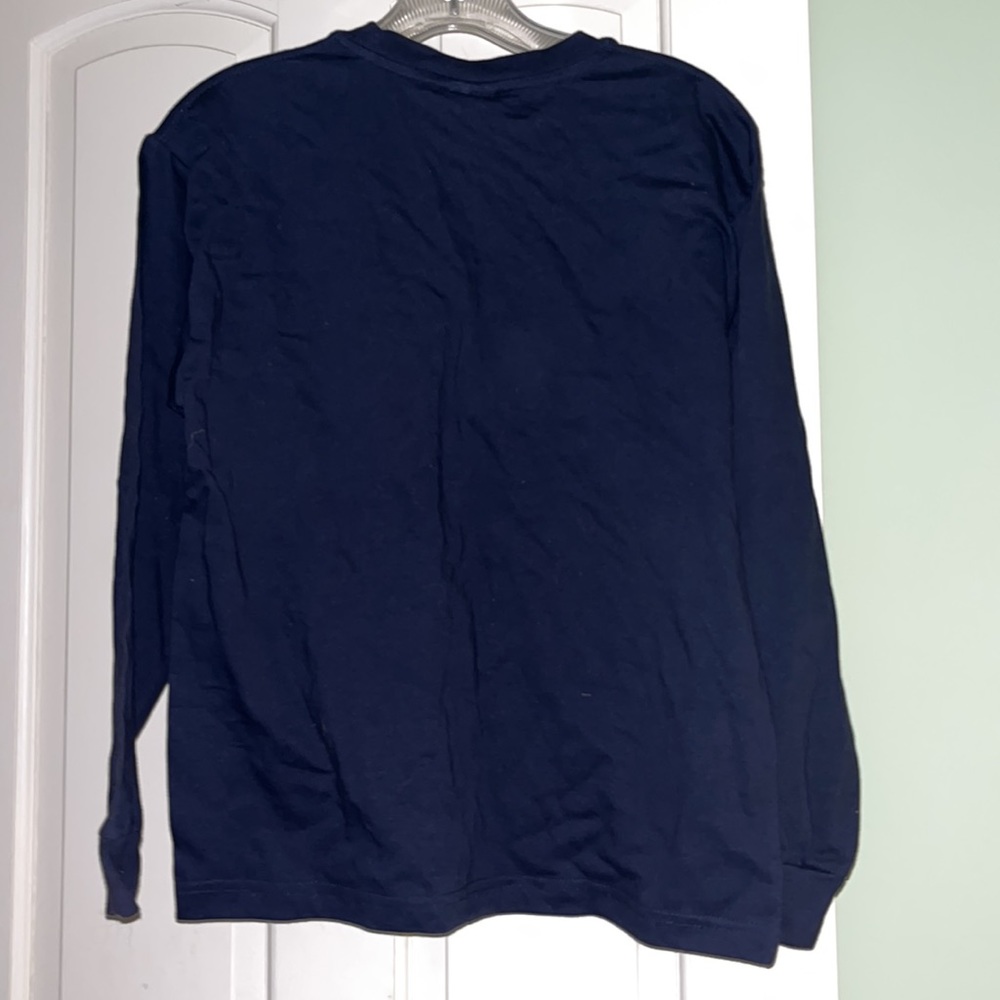 NWT Michigan Wolverines Youth Long-Sleeved Navy T-Shirt - Picture 2 of 4